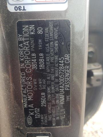 Photo 10 from auction – 2013 KIA FORTE EX with VIN KNAFU4A20D5728445