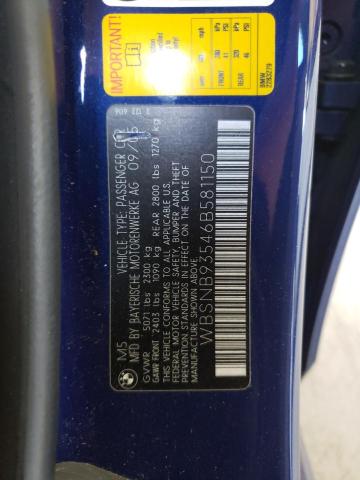 Photo 10 from auction – 2006 BMW M5 with VIN WBSNB93546B581150
