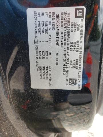 Photo 10 from auction – 2011 CHEVROLET SILVERADO with VIN 3GCPCSEA9BG115861