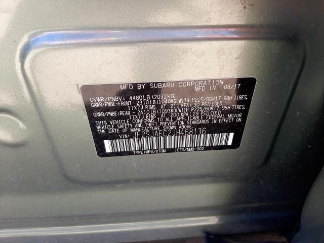 Photo 10 from auction – 2018 SUBARU FORESTER 2 with VIN JF2SJAEC2JH468136