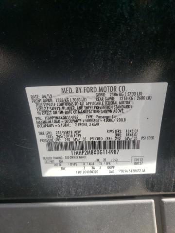 Photo 10 from auction – 2013 FORD TAURUS POL with VIN 1FAHP2M8XDG114987