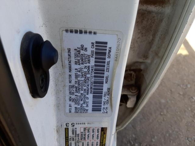 Photo 10 from auction – 2007 TOYOTA COROLLA CE with VIN 1NXBR32E77Z770431
