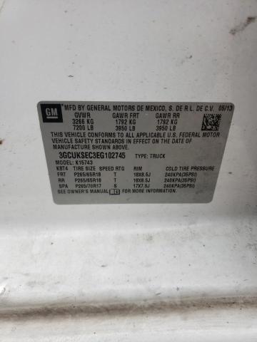 Photo 10 from auction – 2014 CHEVROLET SILVERADO with VIN 3GCUKSEC3EG102745
