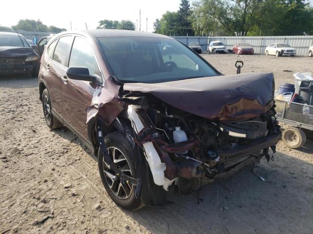 HONDA CR-V SE 2016 with VIN 5J6RM4H46GL096780 - Photo from auction