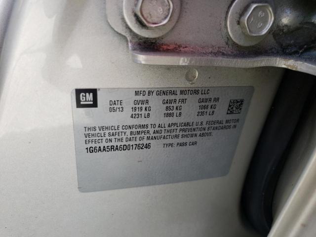 Photo 10 from auction – 2013 CADILLAC ATS with VIN 1G6AA5RA6D0176246