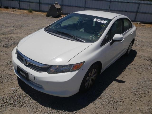 Photo 2 from auction – 2012 HONDA CIVIC LX with VIN 19XFB2F59CE306449