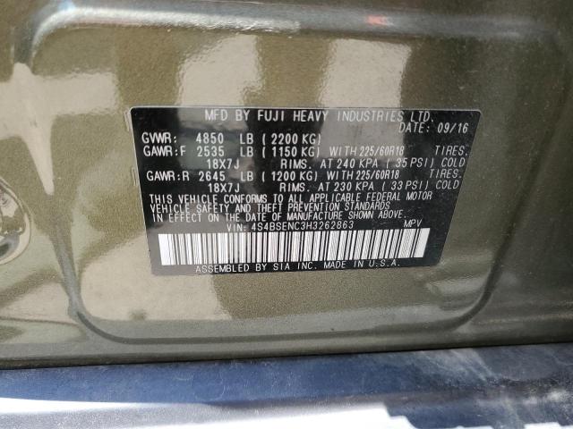Photo 10 from auction – 2017 SUBARU OUTBACK 3. with VIN 4S4BSENC3H3262863