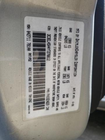 Photo 10 from auction – 2000 CHRYSLER SEBRING JX with VIN 3C3EL45H4YT278812