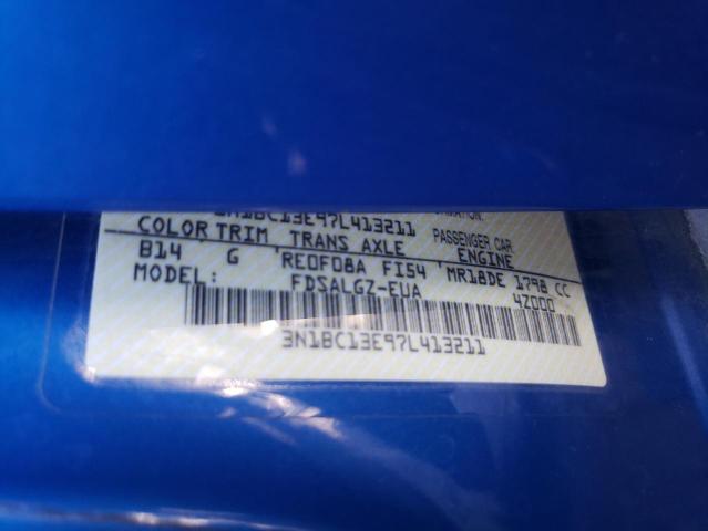 Photo 10 from auction – 2007 NISSAN VERSA S with VIN 3N1BC13E97L413211