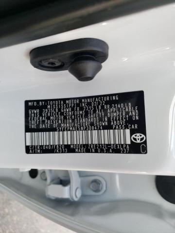 Photo 10 from auction – 2022 TOYOTA COROLLA LE with VIN 5YFEPMAE5NP308474