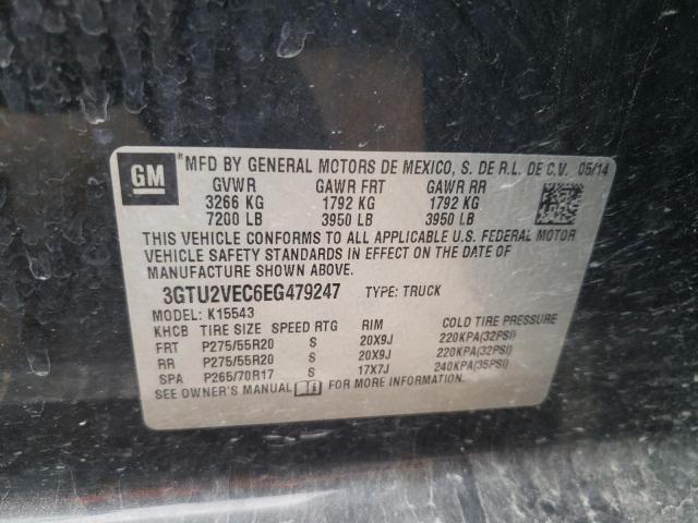 Photo 10 from auction – 2014 GMC SIERRA K15 with VIN 3GTU2VEC6EG479247