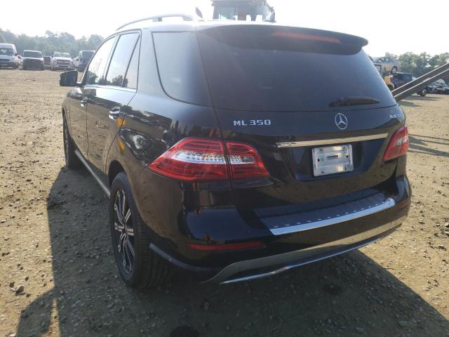 Photo 3 from auction – 2012 MERCEDES-BENZ ML 350 BLU with VIN 4JGDA2EBXCA031352