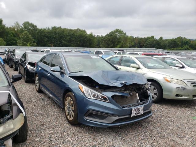 HYUNDAI SONATA SPO 2017 with VIN 5NPE34AFXHH478352 - Photo from auction