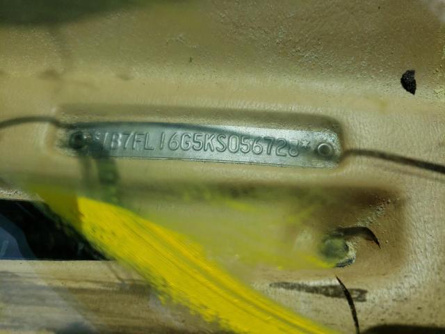 Photo 10 from auction – 1989 DODGE DAKOTA with VIN 1B7FL16G5KS056728