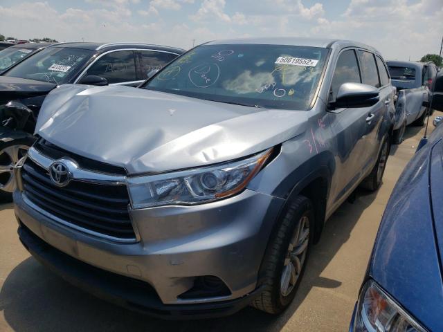 Photo 2 from auction – 2016 TOYOTA HIGHLANDER with VIN 5TDZARFH9GS021202