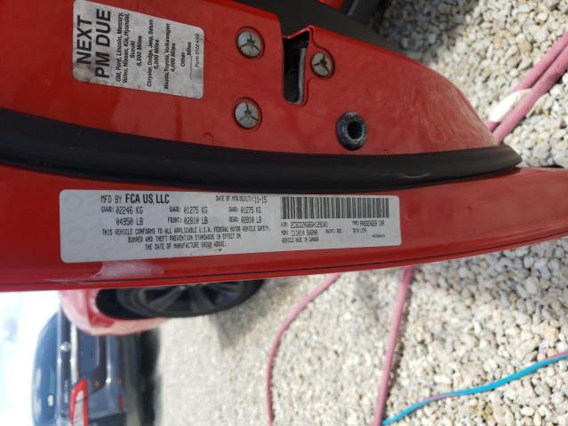 Photo 10 from auction – 2016 DODGE CHALLENGER with VIN 2C3CDZAG8GH129101