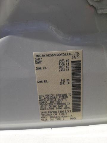 Photo 10 from auction – 2021 NISSAN ALTIMA S with VIN 1N4BL4BV9MN366151