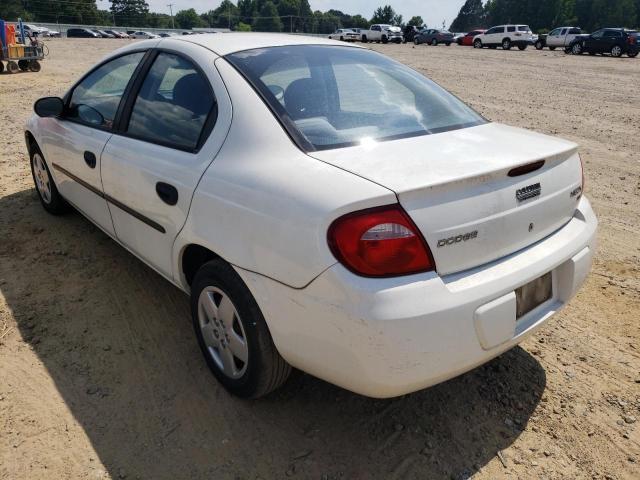 Photo 3 from auction – 2003 DODGE NEON with VIN 1B3ES26C63D164669