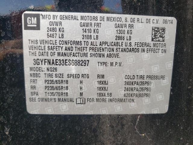 Photo 10 from auction – 2014 CADILLAC SRX with VIN 3GYFNAE33ES688297
