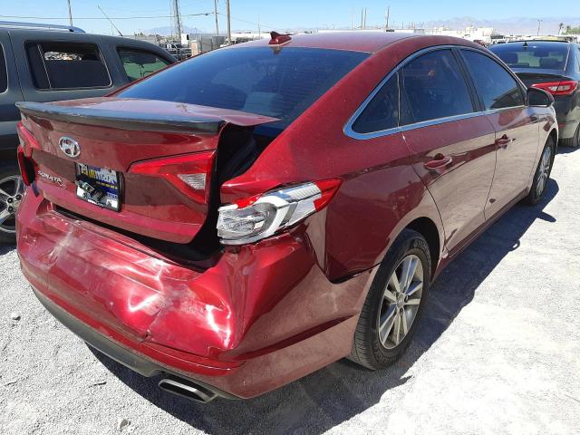 Photo 4 from auction – 2015 HYUNDAI SONATA SE with VIN 5NPE24AF9FH070909