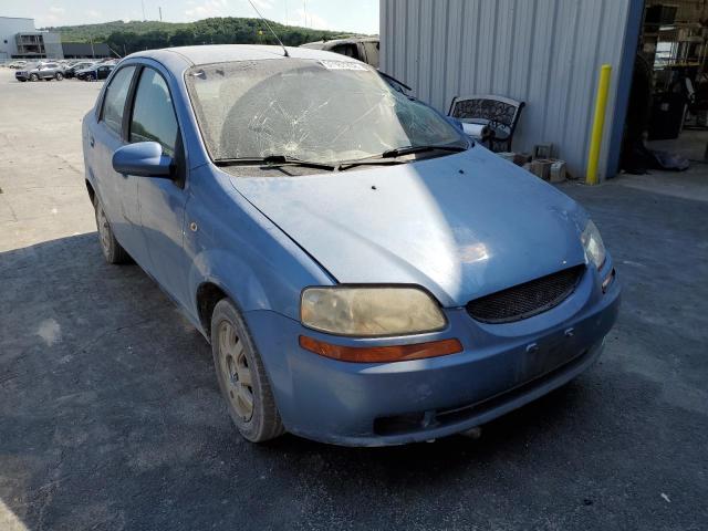 CHEVROLET AVEO BASE 2005 with VIN KL1TD52635B296361 - Photo from auction