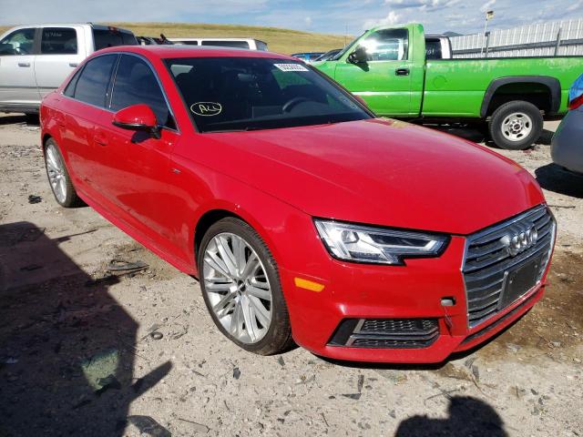 AUDI A4 PREMIUM 2017 with VIN WAUENAF40HN014337 - Photo from auction