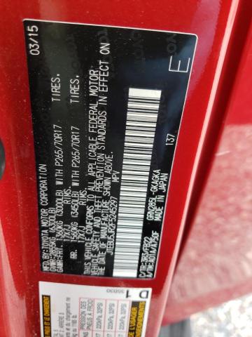 Photo 10 from auction – 2015 TOYOTA 4RUNNER SR with VIN JTEBU5JR2F5245297