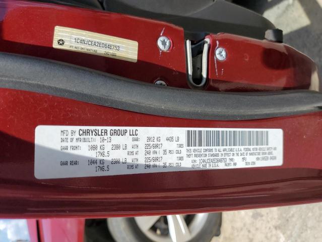 Photo 10 from auction – 2014 JEEP COMPASS LA with VIN 1C4NJCEA2ED648753