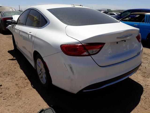 Photo 3 from auction – 2015 CHRYSLER 200 LIMITE with VIN 1C3CCCABXFN659399