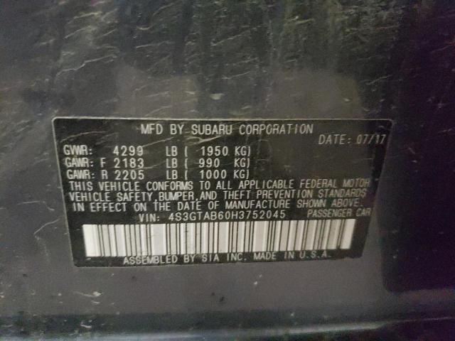 Photo 10 from auction – 2017 SUBARU IMPREZA PR with VIN 4S3GTAB60H3752045