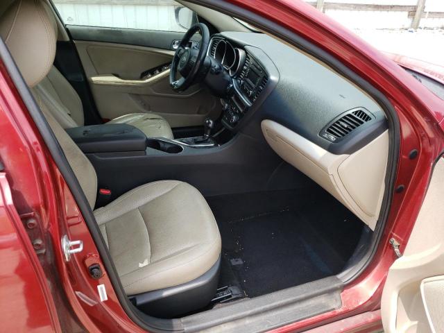 Photo 5 from auction – 2014 KIA OPTIMA EX with VIN 5XXGN4A7XEG326753