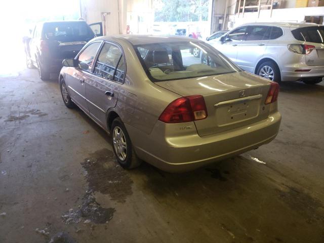 Photo 3 from auction – 2001 HONDA CIVIC LX with VIN 1HGES16591L070865