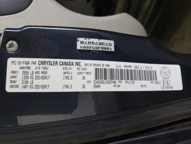 Photo 10 from auction – 2014 DODGE GRAND CARA with VIN 2C4RDGBG1ER287408