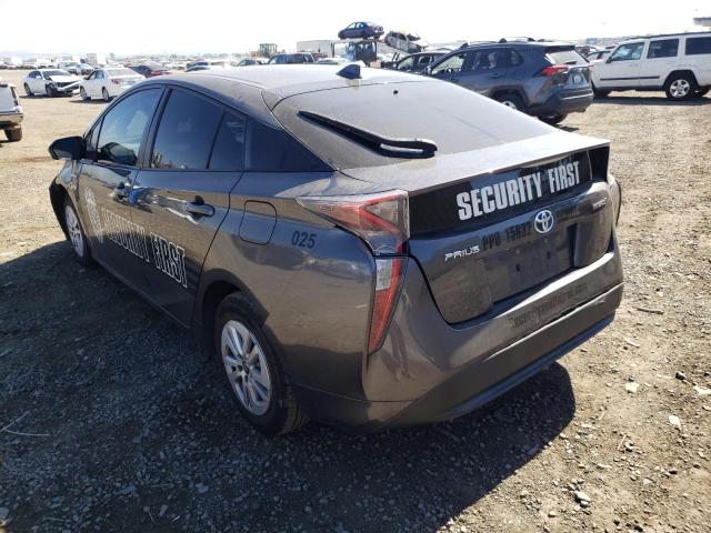 Photo 3 from auction – 2016 TOYOTA PRIUS with VIN JTDKBRFU3G3019734
