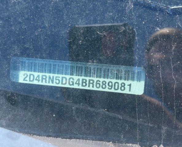 Photo 10 from auction – 2011 DODGE GRAND CARA with VIN 2D4RN5DG4BR689081