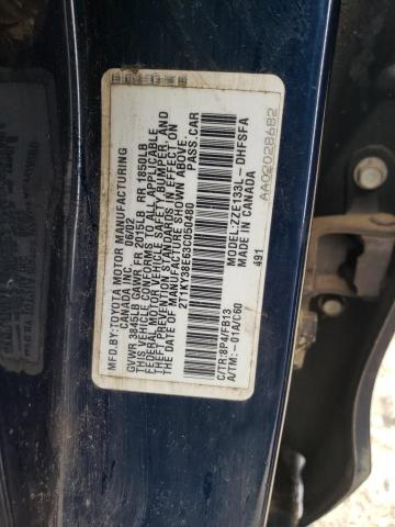 Photo 10 from auction – 2003 TOYOTA COROLLA MA with VIN 2T1KY38E63C050480
