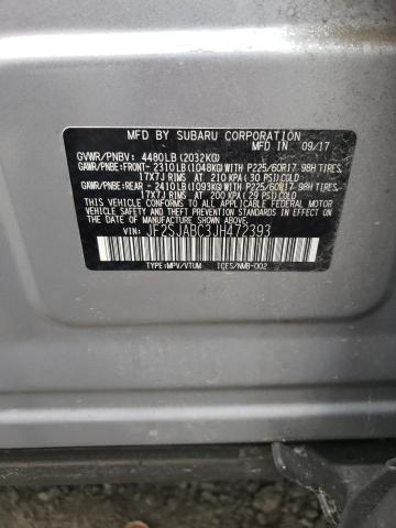 Photo 10 from auction – 2018 SUBARU FORESTER 2 with VIN JF2SJABC3JH472393
