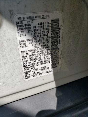Photo 10 from auction – 2017 NISSAN ROGUE S with VIN JN8AT2MT7HW148073