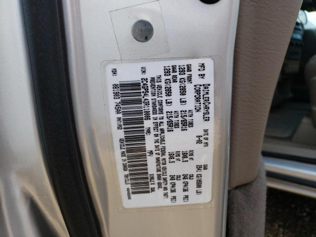 Photo 10 from auction – 2003 CHRYSLER TOWN & COU with VIN 2C4GP54L43R110006