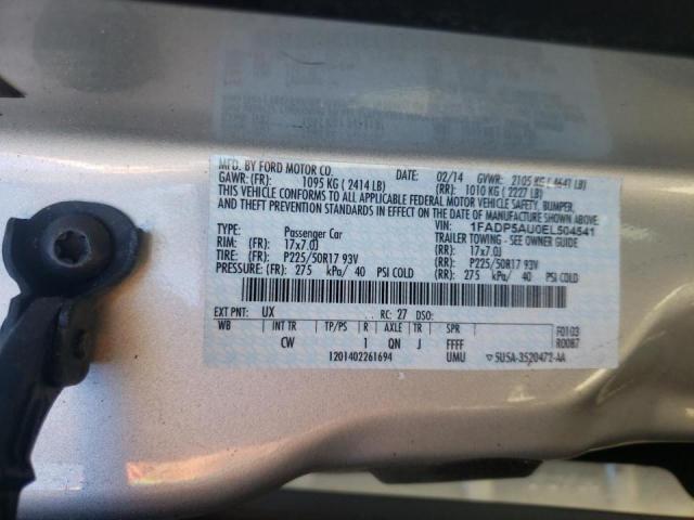 Photo 10 from auction – 2014 FORD C-MAX SE with VIN 1FADP5AU0EL504541