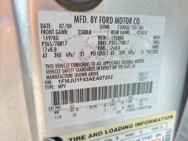 Zdjęcie 10 z aukcji – 2010 FORD EXPEDITION z VIN 1FMJU1F53AEA07252