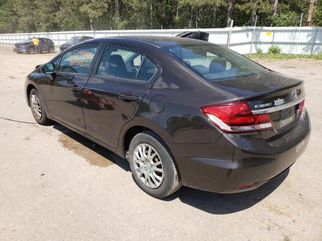 Photo 3 from auction – 2014 HONDA CIVIC LX with VIN 2HGFB2F50EH503910
