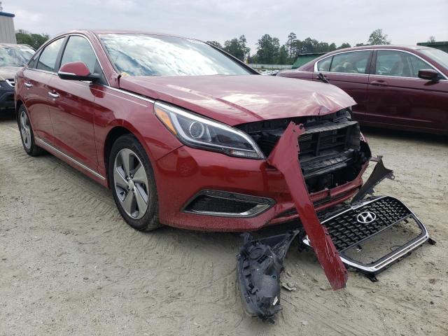 HYUNDAI SONATA HYB 2016 with VIN KMHE34L17GA014390 - Photo from auction