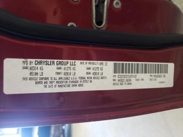 Photo 10 from auction – 2012 CHRYSLER 300 LIMITE with VIN 2C3CCACG7CH274187