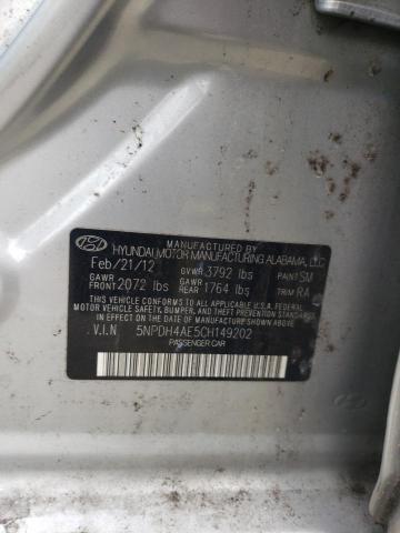 Photo 10 from auction – 2012 HYUNDAI ELANTRA GL with VIN 5NPDH4AE5CH149202