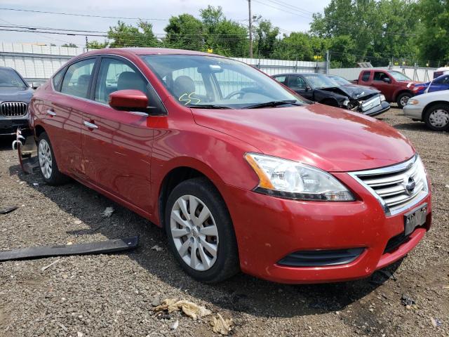 NISSAN SENTRA S 2013 with VIN 3N1AB7AP1DL667190 - Photo from auction