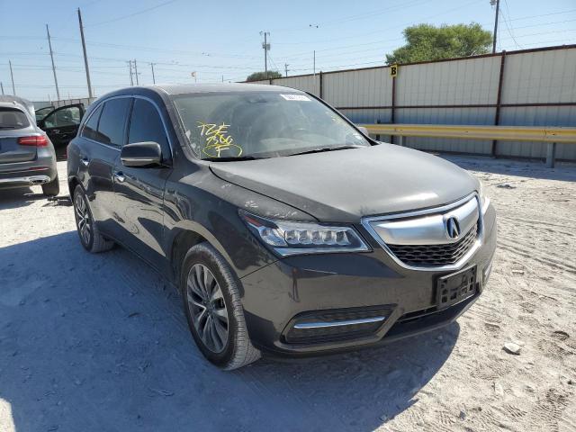 ACURA MDX TECHNO 2014 with VIN 5FRYD3H62EB014345 - Photo from auction
