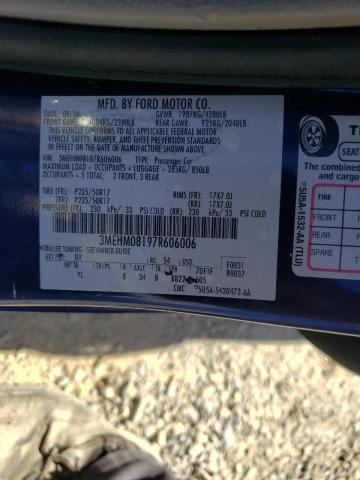 Photo 10 from auction – 2007 MERCURY MILAN PREM with VIN 3MEHM08197R606006