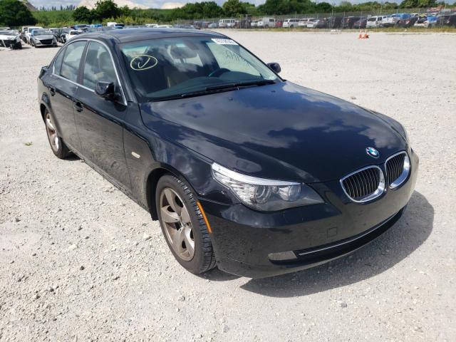 BMW 528 I 2008 with VIN WBANU53558CT18640 - Photo from auction