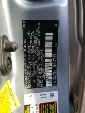 Photo 10 from auction – 2012 TOYOTA SIENNA XLE with VIN 5TDYK3DC8CS202248
